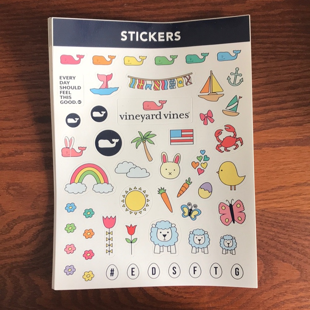 Vineyard vines sticker page